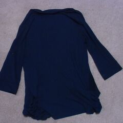 レスピーギ 紺系 羽織 カーディガン レディース Lサイズ（40サイズ）お譲りします。の画像