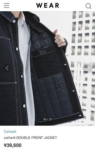 carhartt カーハートDOUBLEFRONTJACKET