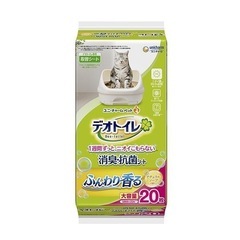 国産　デオトイレ　ふんわり香る　消臭・抗菌シート　約43×29cm　猫　システムトイレ用　消臭　吸収　ユニ・チャーム 7枚の画像