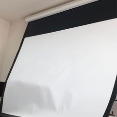 ケイアイシー　KIC プロジェクタースクリーン 巻き上げ式 引取限定の画像