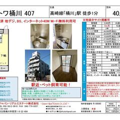 シェトワ桶川　407号室、JR高崎線「桶川」駅　徒歩1分、広さ20㎡、敷金０礼金０、1Rの募集です。 - 不動産