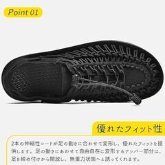 【価格交渉OK】 新品未使用 24.5cm スポーツサンダル レディース 滑り止め 速乾の画像