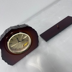 【美品】CITIZEN ジャパネスク置時計 年輪シリーズ 年輪RQ603の画像