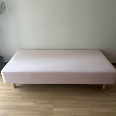 高品質！源ベッド 国産脚付きマットレス  シングルベッドサイズ 中古品（美品）の画像