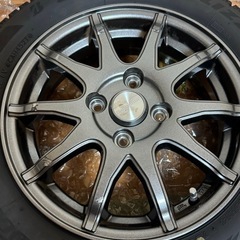 N-BOXなど！スタッドレスタイヤ4本 155/65R14インチ ブリヂストン 