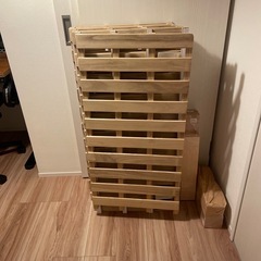 シングル　すのこ　ベッド　折りたたみ