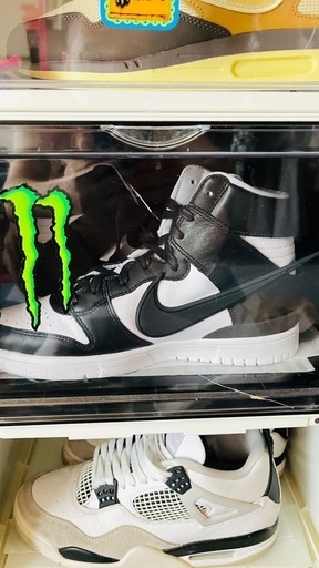 AMBUSH × Nike Dunk High Black White