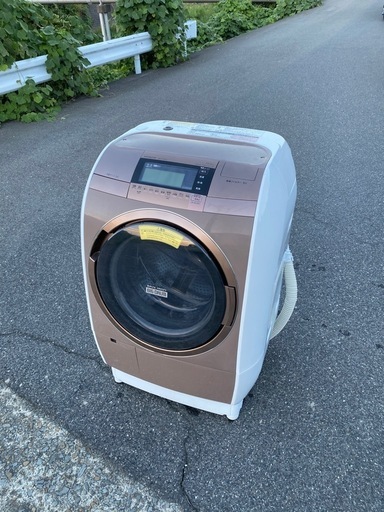 ☘️大阪市から阪南市まで配達設置無料日立ドラム洗濯機　11kg 乾燥6kg保証有り