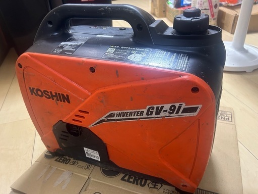 KOSHIN GV-91 インバータ発電機 実働中古 実働整備済品】KOSHIN 工進GV-9i