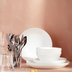 【6枚】IKEA OFTAST イケア オフタスト ホワイト 皿の画像