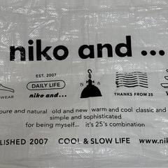 nico and... ニコアンド ショッパー トートバッグ の画像