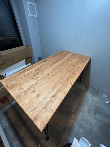 LOWYA 天然木テーブル 2ヶ月使用