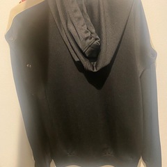 GUCCI / グッチ テクニカルジャージー 　パーカー　2WAY　スウェット　ジャカード ストライプ　メンズ　ブラック　size:XS【中古】の画像