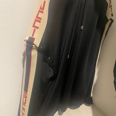 GUCCI / グッチ テクニカルジャージー 　パーカー　2WAY　スウェット　ジャカード ストライプ　メンズ　ブラック　size:XS【中古】の画像