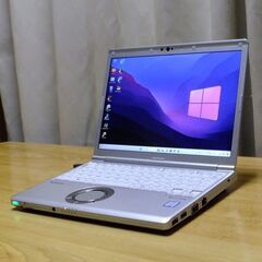 ②美品・高性能 Panasonic Let’s note CF-SV Windows11pro Office2021pro搭載 Corei5 NVMe SSD 256GB メモリ8GB WiFi Bluetooth Webカメラ DVDドライブ非搭載モデルの画像