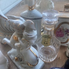 値下げ高級ブランデーの空瓶まとめの画像