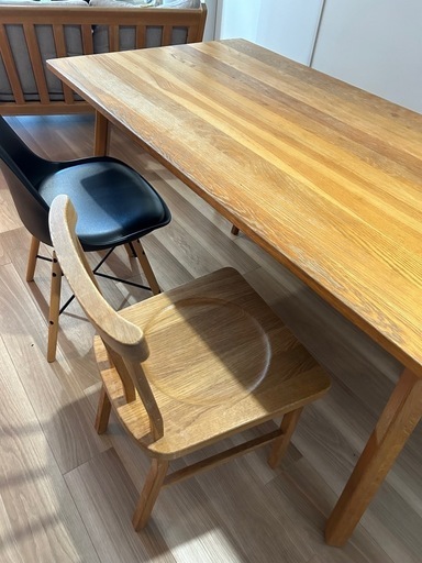 ※お話し中です※
MOMO natural ダイニングテーブルセット　ベンチとチェアー2脚