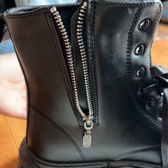 27cm シークレットブーツ　厚底ブーツ　サイドジップ ユニセックス　秋冬物の画像