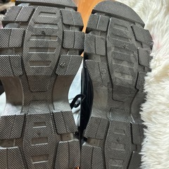 27cm シークレットブーツ　厚底ブーツ　サイドジップ ユニセックス　秋冬物の画像