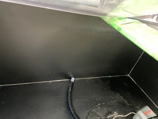 アクリル水槽フルセット90×60×40 3面ブラック　上部フィルター、水中ポンプ付　