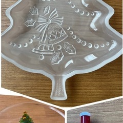 未使用　クリスマス　皿　グラス　ピックの画像