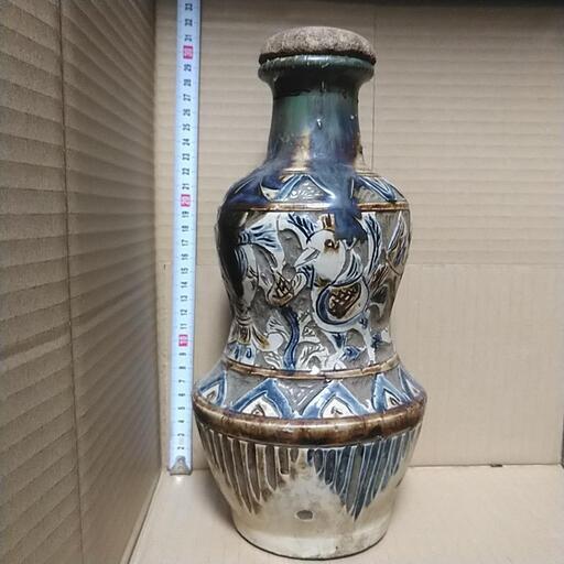 島袋常明作　酒壺　高さ28cm