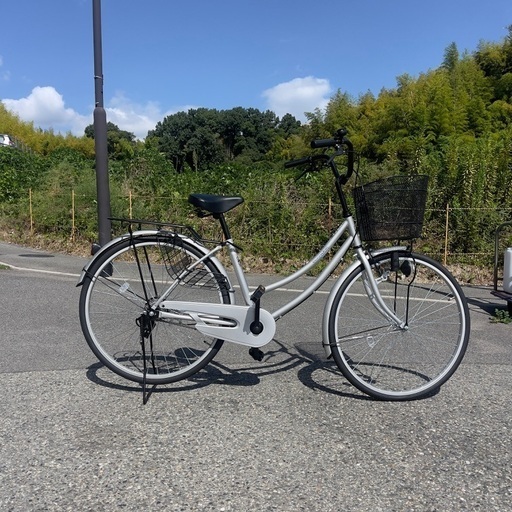 美品でお買い得！26インチサイクル（シルバー）