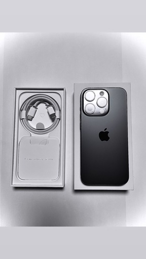 iPhone15pro 128GB SIMフリー　ブラックチタニウム