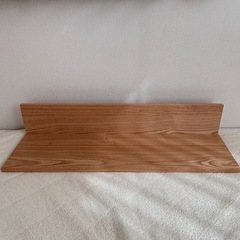 ウォールラック　L字　壁掛け　壁に付けられるシェルフ　80cm