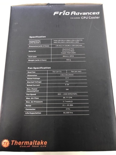 　美品　PC冷却ファン　Thermaltake