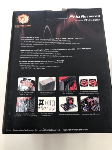 　美品　PC冷却ファン　Thermaltake