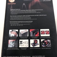 　美品　PC冷却ファン　Thermaltakeの画像