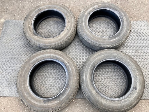 BS BRIDGESTONE V600 165R14LT 6PR 14インチ 夏タイヤ 4本 19年製 バリ溝 ADバン プロボックス