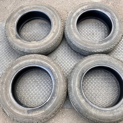 BS BRIDGESTONE V600 165R14LT 6PR 14インチ 夏タイヤ 4本 19年製 バリ溝 ADバン プロボックス サクシード等の画像