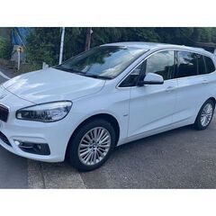 BMW 2シリーズグランツアラー 218d ラグジュアリー 内装ブラウン ヘッドアップディスプレイ パールホワイト 走行134,100kmの画像