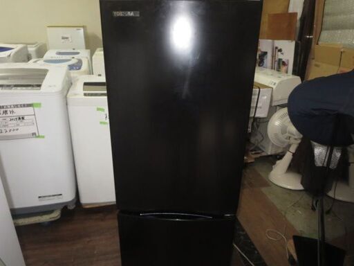 TOSHIBA冷蔵庫ブラック2022年製153L　GR-T15BS