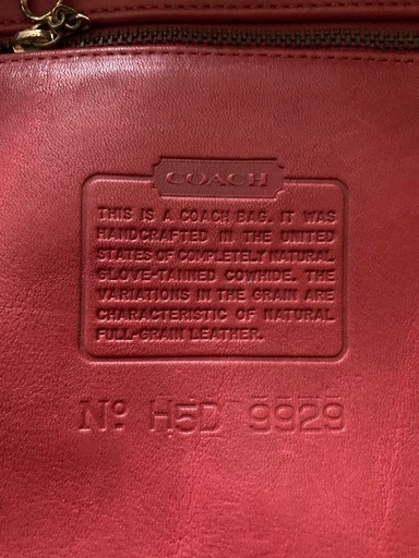 【激レア‼️未使用】【COACH】【Made In USA?? 】オールドコーチ ワンショルダー バッグ