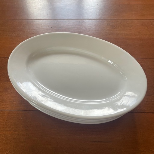 Tognana ホワイトオーバル皿5枚セット tognana イタリア 大皿 5枚セット