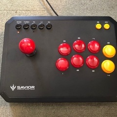 ★BUFFALO SAVIOR USBアーケードスティック BSGPAC01 ゲーム機 PC/PS3対応 13ボタン バッファロー★の画像