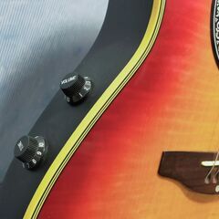 【33】K-Garage　EA-400 エレアコ パッシブタイプ ギター チェリーサンバースト の画像