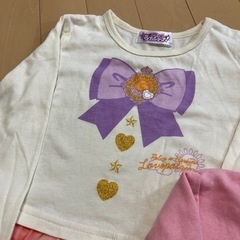 120cmワンピ＆トレーナーの画像
