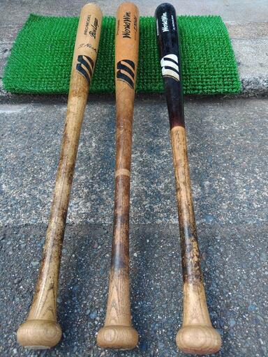 軟式野球木製バットプロモデル巨人広島ファン (ひでぼう) JR総持寺の