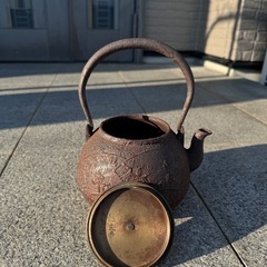 龍文堂造 鉄瓶 の画像