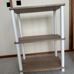 山善 ラック オープンシェルフ 幅47×奥行27×高さ63.5c...
