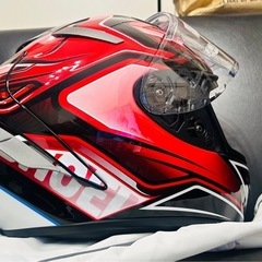 値下げ　SHOEI X-Fourteen エアロダイン ミラーシールド付　ヘルメットの画像