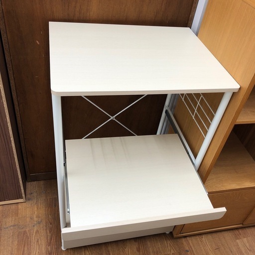 ニトリ　レンジ台　未使用品　バリオ60 アイボリー【取りに来れる方限定！】