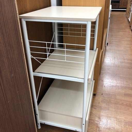 ニトリ　レンジ台　未使用品　バリオ60 アイボリー【取りに来れる方限定！】