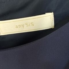 美品　オンワードany sis ワンピース　濃青の画像