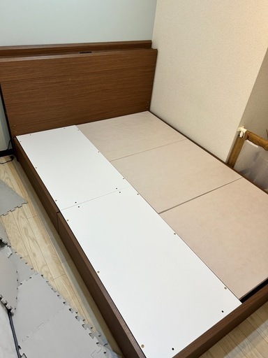 「決まりました」ダブルベットフレーム　ニトリ