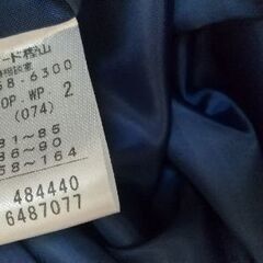 美品　オンワードany sis ワンピース　濃青の画像